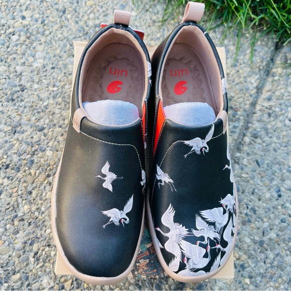 NWT UIN Women’s Comfortable Shoes PU/Crane In Dark/US8.5 - Picture 9 of 10